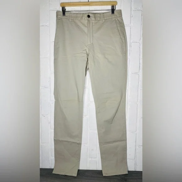 Everlane | Pants | Everlane Mens Size 32x34 Slim Fit The Performance Chino  Uniform Pants Beige | Poshmark